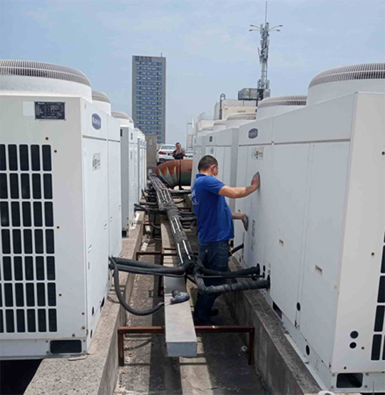 三亚中央空调制热和不制冷系统维修方法